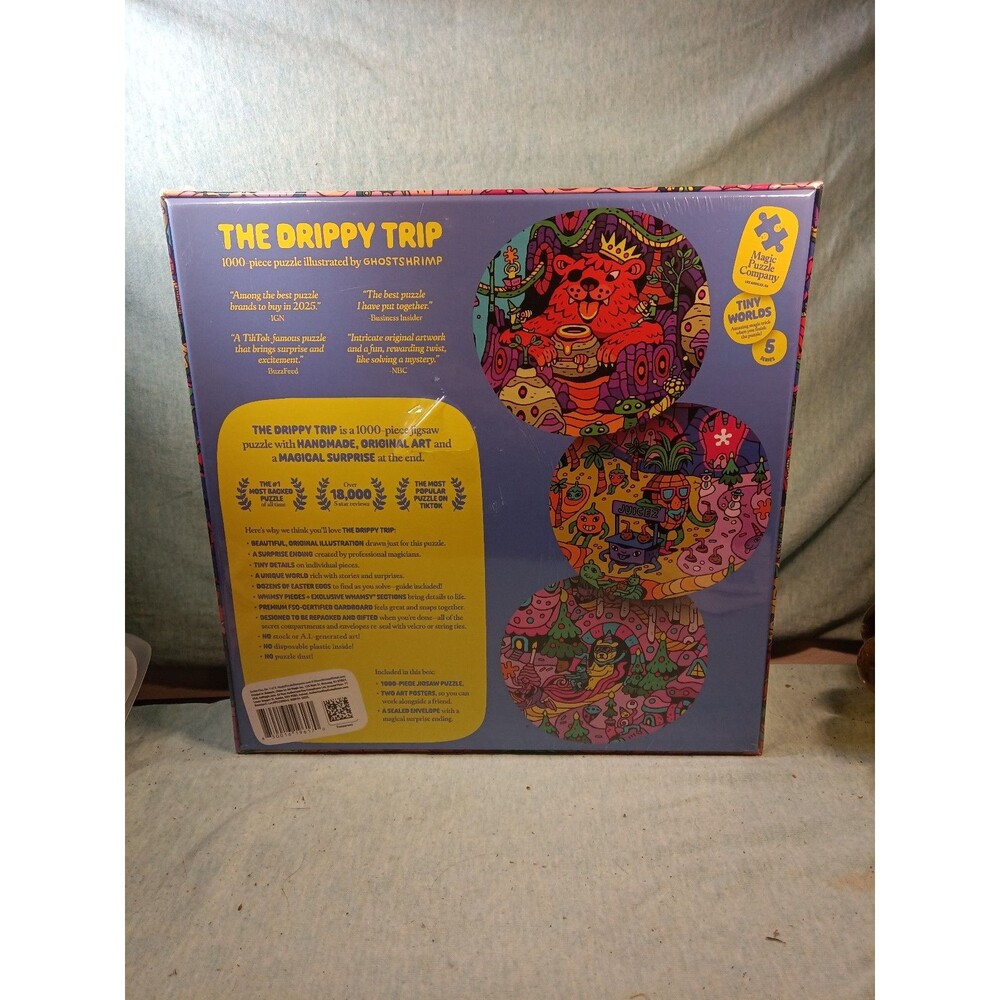 The Drippy Trip 1000 Piece Jigsaw Puzzle - Magic Puzzle Company - Brand New - Picture 2 of 2